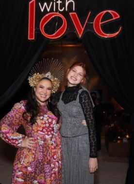 Birdie Leigh Silverstein with Gloria Calderon Kellett who is the creator of romcom series With Love.